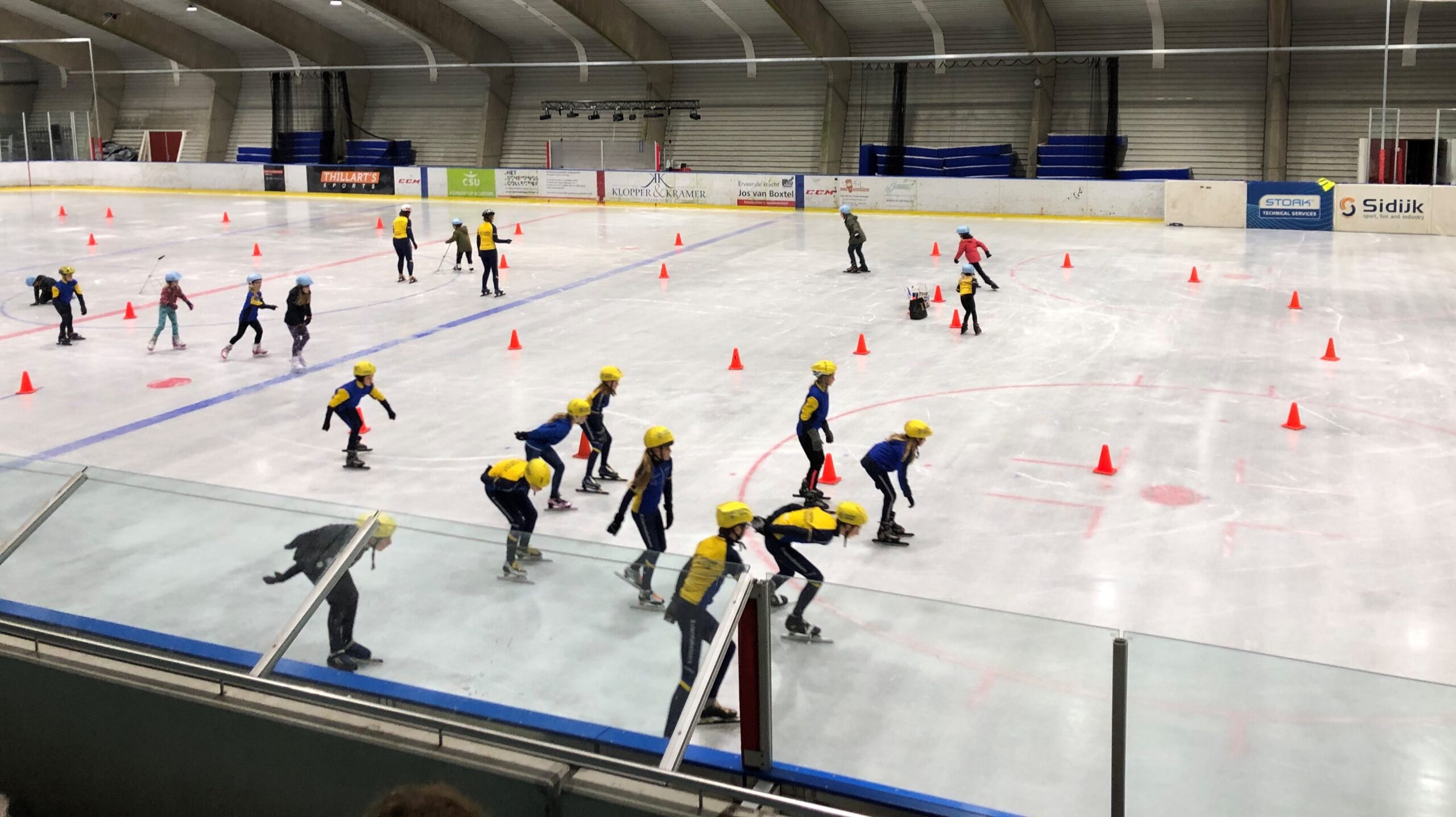 Jeugdtraining in het Sportiom